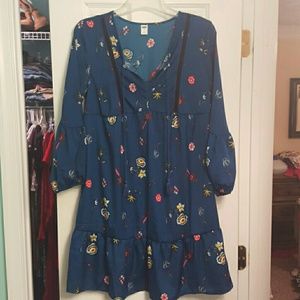 Flowy Knee Length Dress